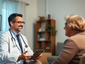 Consultatie medicala online cu doctor si pacient